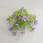 28cm UV Resistant Artificial Wildflower Bush Realistic Faux Flowers for Outdoor Garden, Patio, Balcony & Home Decor