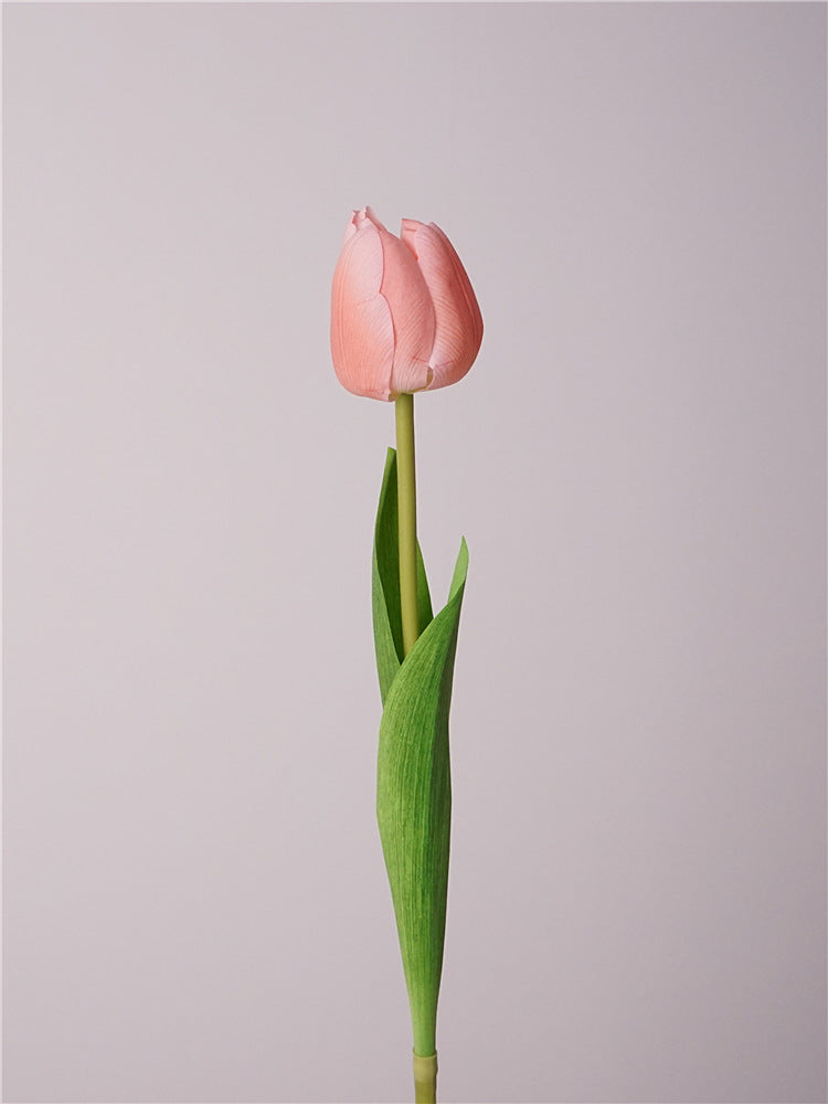 42cm Real Touch Tulip Stems Lifelike Silk Floral Arrangements