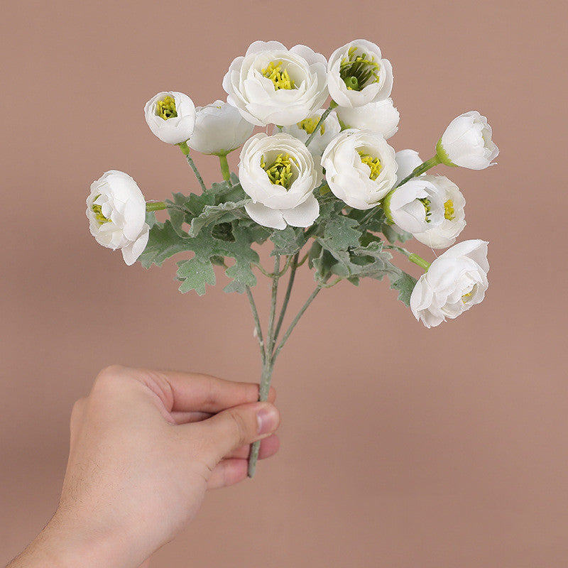 26cm Artificial Peony Buds Bush Bouquet for Home Decor, Wedding Centerpieces