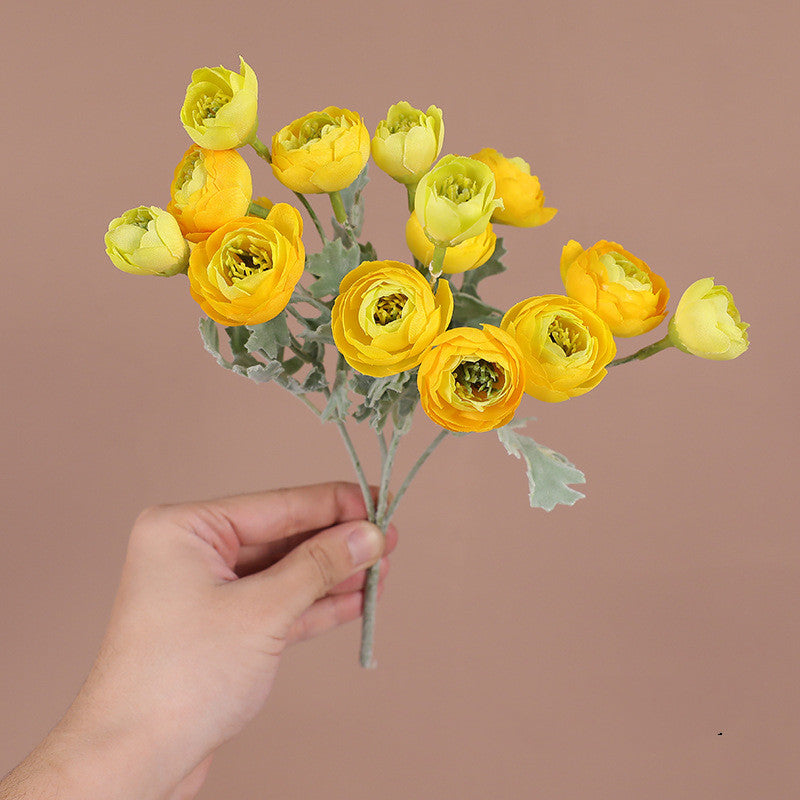 26cm Artificial Peony Buds Bush Bouquet for Home Decor, Wedding Centerpieces