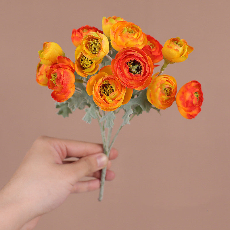 26cm Artificial Peony Buds Bush Bouquet for Home Decor, Wedding Centerpieces