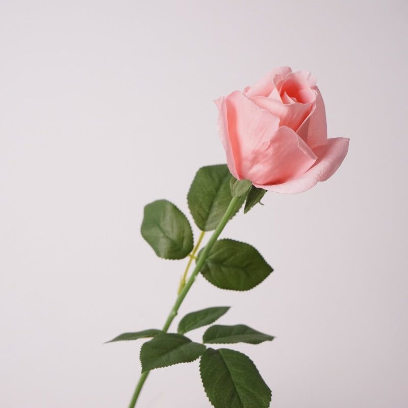 60cm Real Touch Rose Bud Stems Lifelike Silk Floral Arrangements