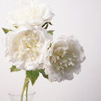 3Pcs 60cm Real Touch Peony Stems Lifelike Silk Floral Arrangements