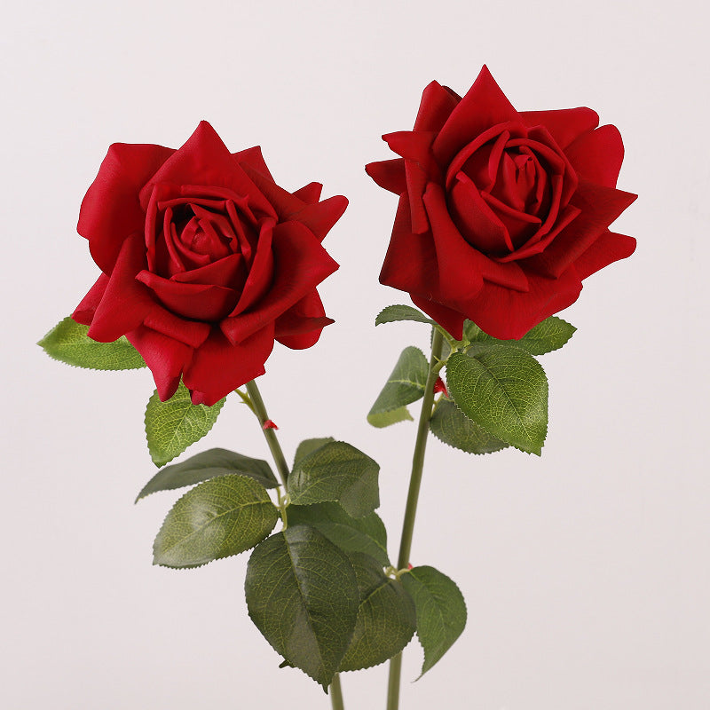 73cm Real Touch Rose Stems Lifelike Silk Floral Arrangements