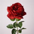 69 cm Real Touch Finish Blooming Rose Stems