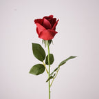 60cm Real Touch Rose Bud Stems Lifelike Silk Floral Arrangements