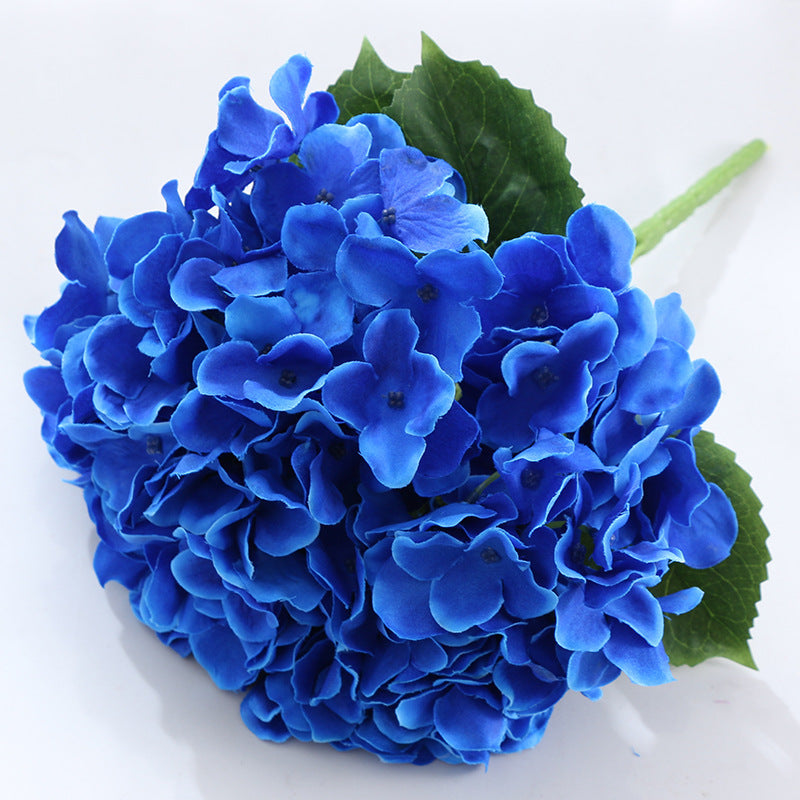 33cm Artificial Silk Hydrangea Bush - 5 Heads for Home Decor, Wedding Centerpieces
