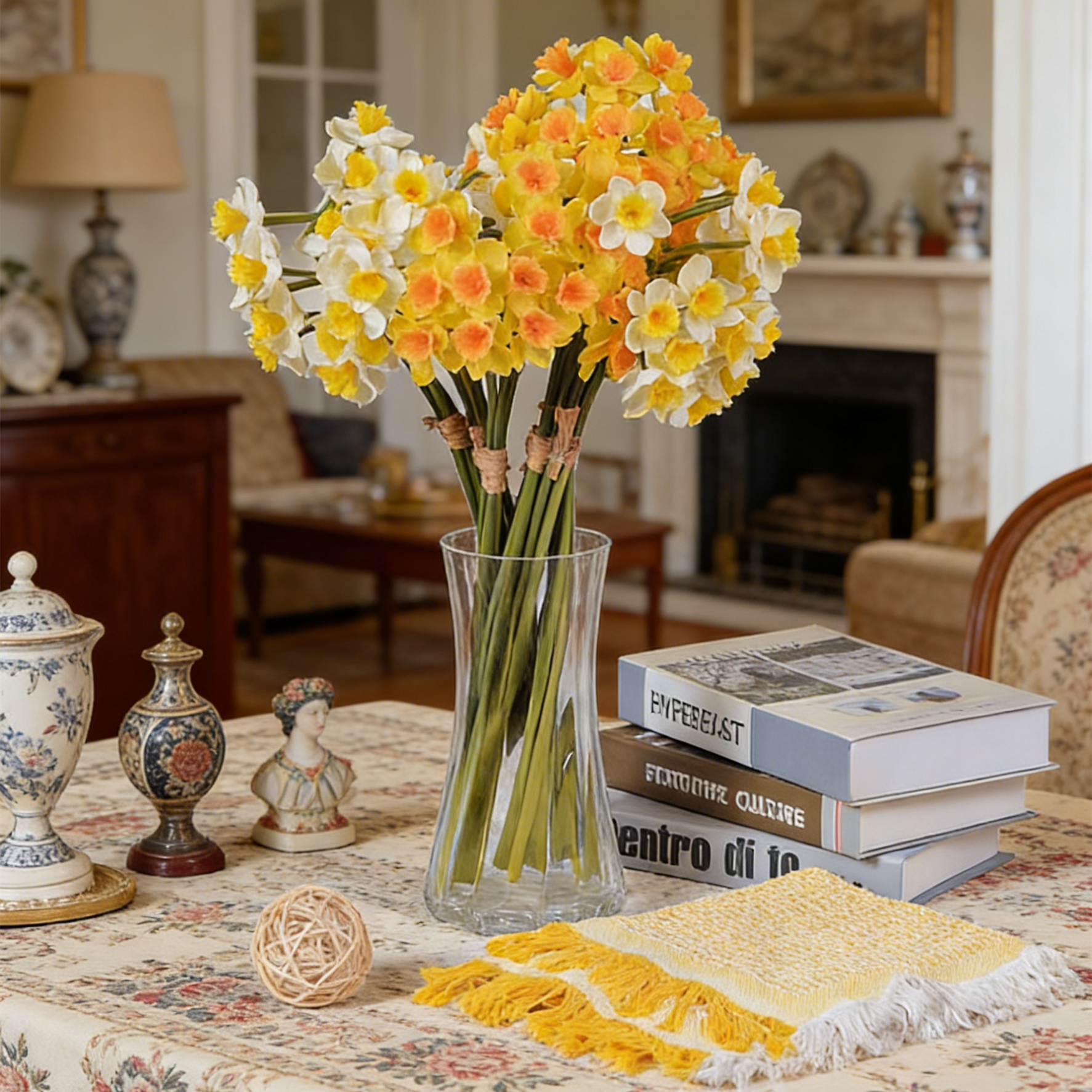 Premium Real Touch Artificial Daffodil Bouquet
