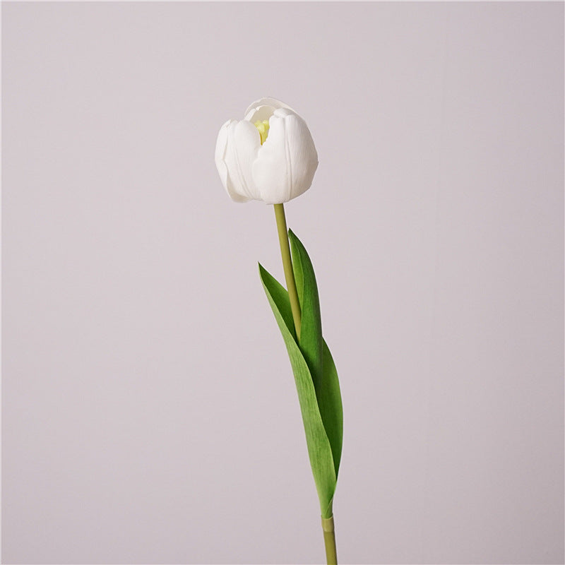 42cm Real Touch Tulip Stems Lifelike Silk Floral Arrangements