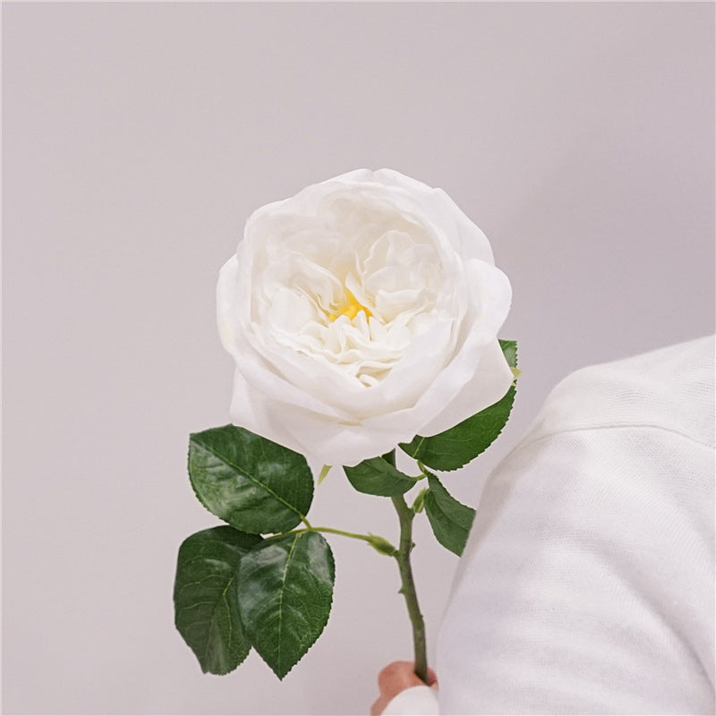 48cm Real Touch David Austin Roses Stems Lifelike Silk Floral Arrangements