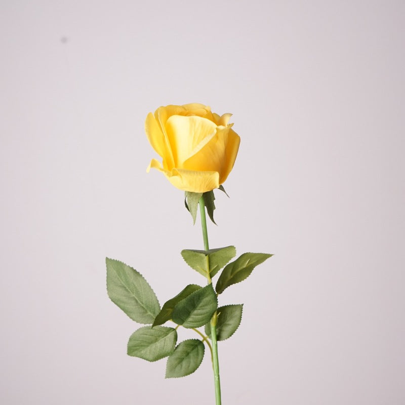 60cm Real Touch Rose Bud Stems Lifelike Silk Floral Arrangements